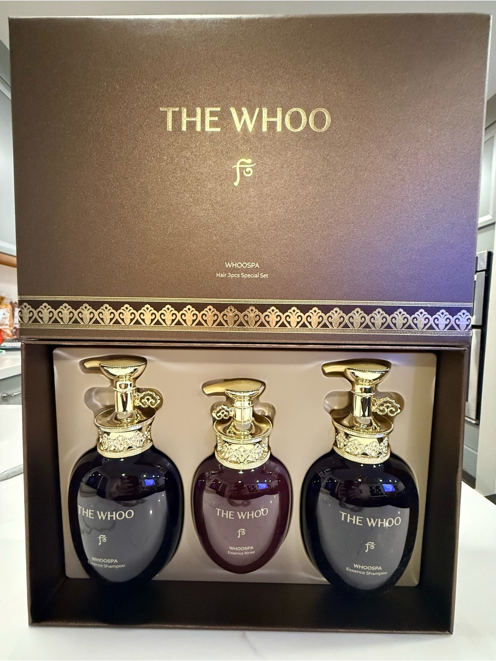 The History of Whoo WhooSpa Hair 3pcs Special Set Shampoo Rinse Korea